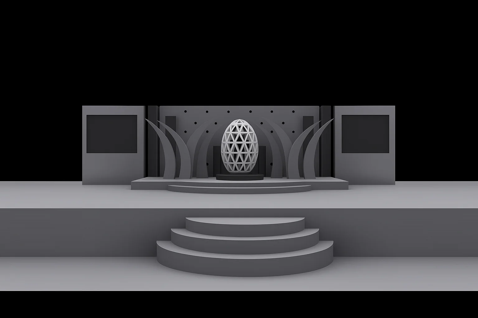 Sahne Tasarımları 3D Proje